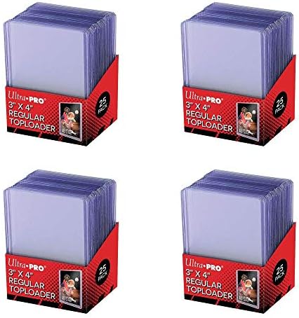 Ultra Pro 3" x 4" Clear Regular Top Loaders (100 Pack)
