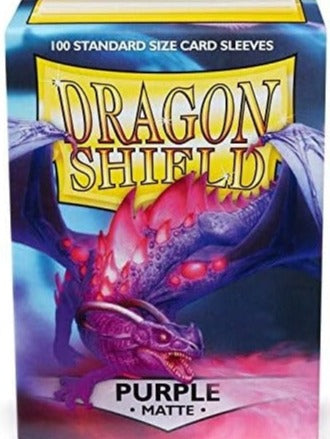 Dragon Shield - Purple Matte Sleeves - Standard Size (100 Pack)