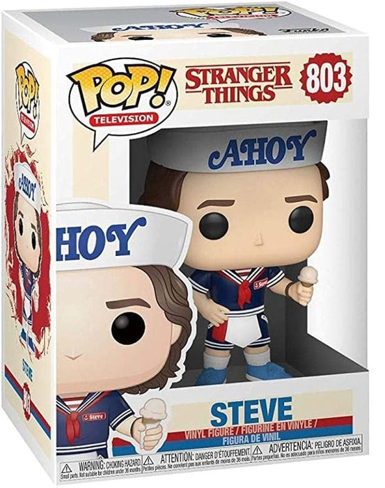 Steve Harrington with Hat and Ice Cream - Funko Pop! Stranger Things 3 - Collectable Vinyl Figure