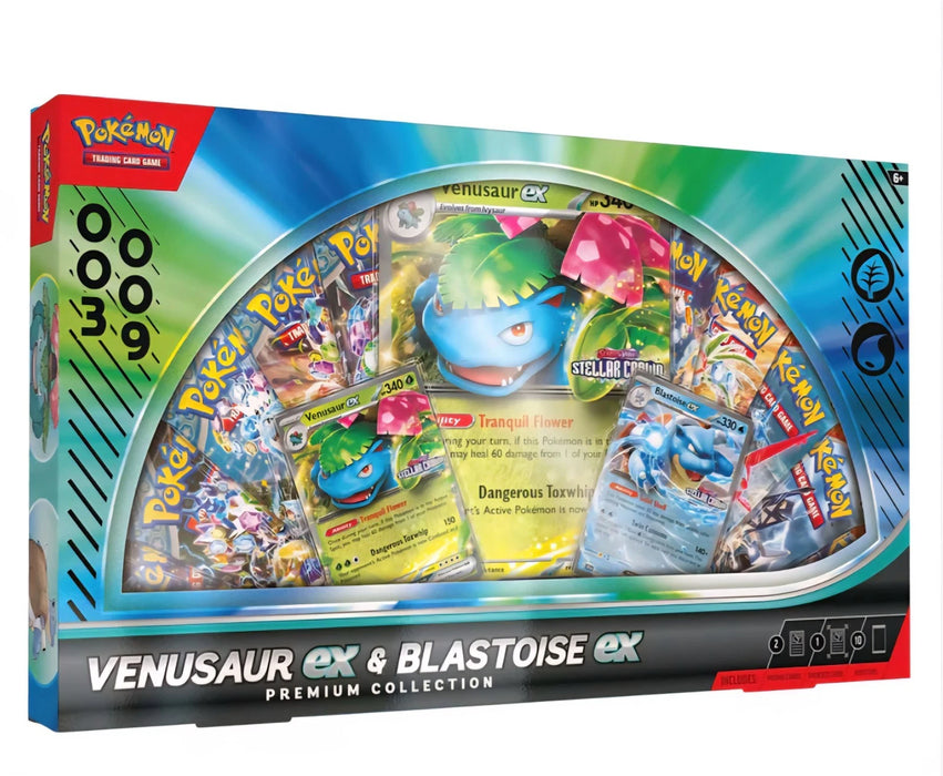 Pokemon Venusaur ex & Blastoise ex Premium Collection