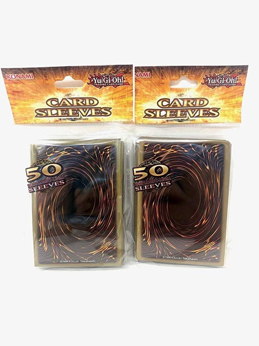 Yu-Gi-Oh! Deluxe Card Sleeves – Card Back Design (2 x 50 Pack)