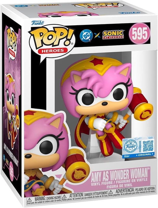 Amy Rose as Wonder Woman – Funko Pop! Heroes: DC x Sonic