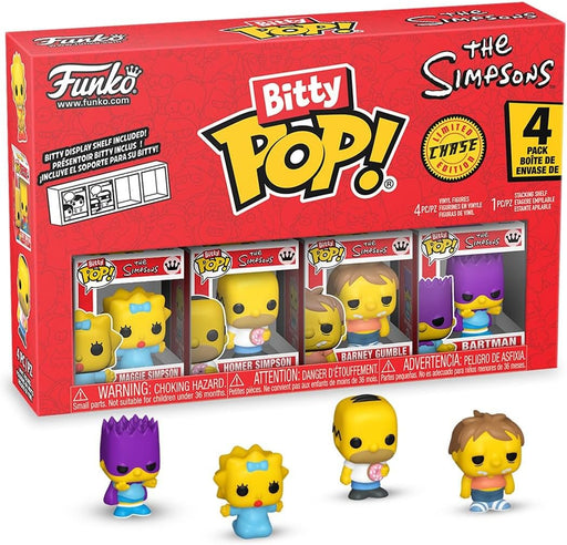 Maggie, Homer & Mystery Figure – Funko Bitty Pop! The Simpsons (4 Pack)