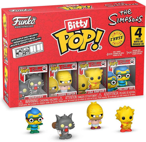 Scratchy, Grampa, Lisa & Mystery Figure – Funko Bitty Pop! The Simpsons (4 Pack)
