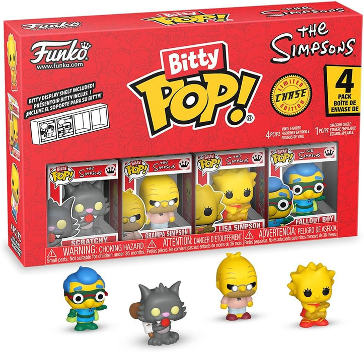 Scratchy, Grampa, Lisa & Mystery Figure – Funko Bitty Pop! The Simpsons (4 Pack)