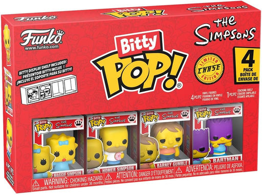 Maggie, Homer & Mystery Figure – Funko Bitty Pop! The Simpsons (4 Pack)