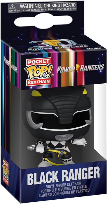 Black Ranger – Funko Pop! Keychain: Mighty Morphin Power Rangers 30th