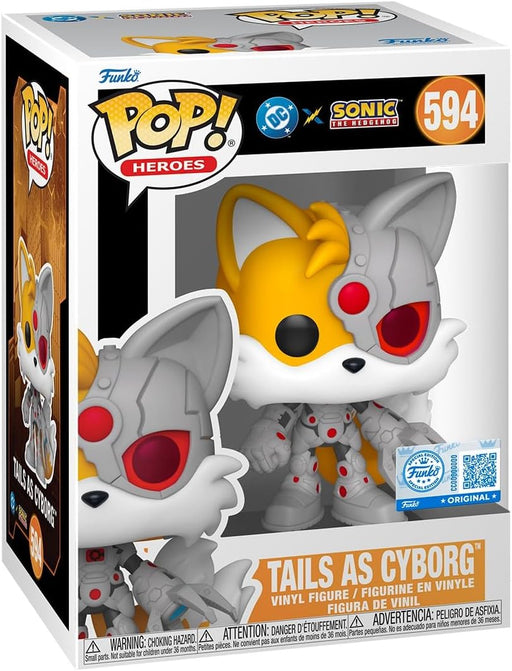 Tails as Cyborg – Funko Pop! Heroes: DC x Sonic