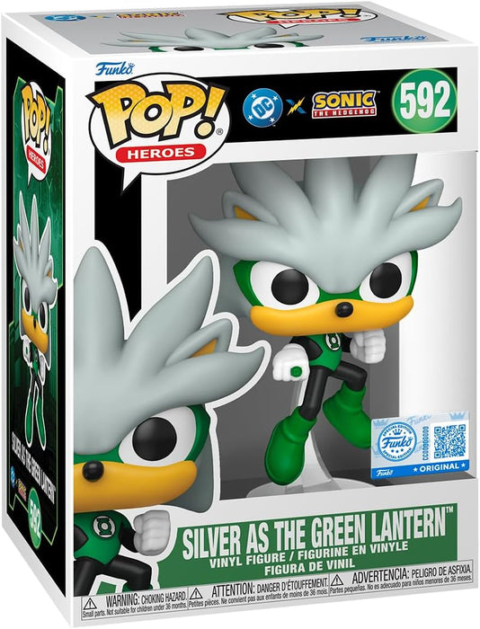 Silver as Green Lantern – Funko Pop! Heroes: DC x Sonic