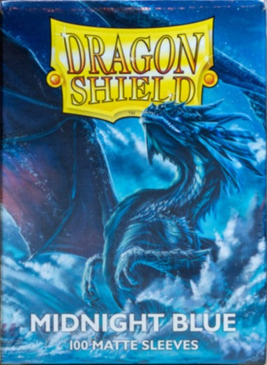 Dragon Shield - Midnight Blue Matte Sleeves - Standard Size (100 Pack)