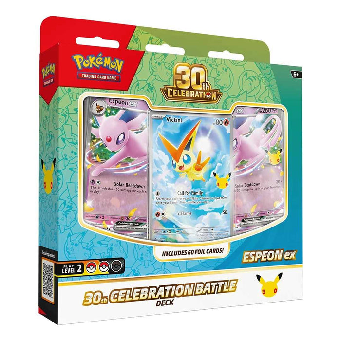 Pokémon TCG: 30th Celebration Battle Deck (Espeon ex or Umbreon ex)