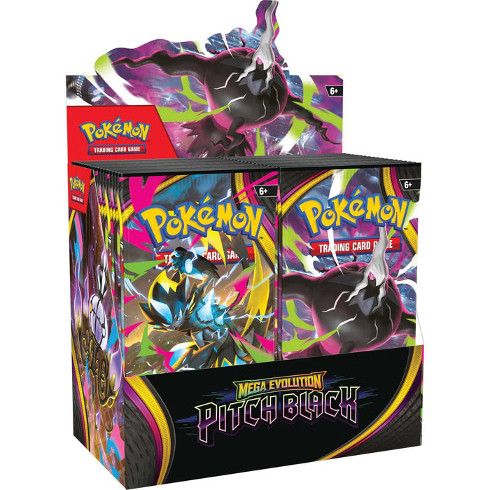 Mega Evolutions - Pitch Black Sealed Booster Box Display (36 Boosters)