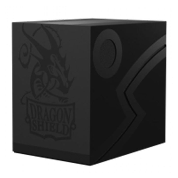 Dragon Shield - Shadow Black Deck box Double Shell 150+