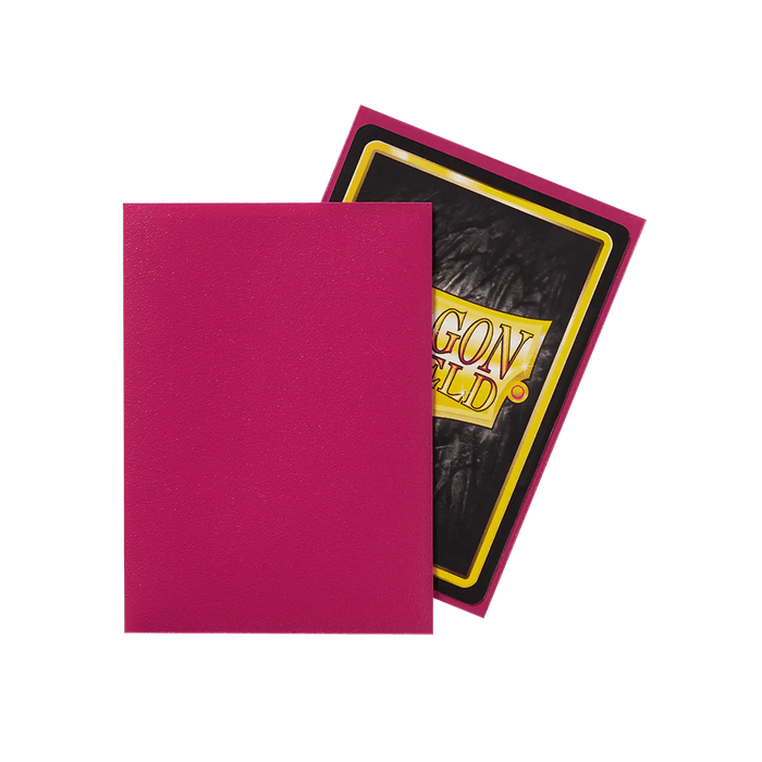 Dragon Shield - Magenta Matte Sleeves - Standard Size (100 Pack)