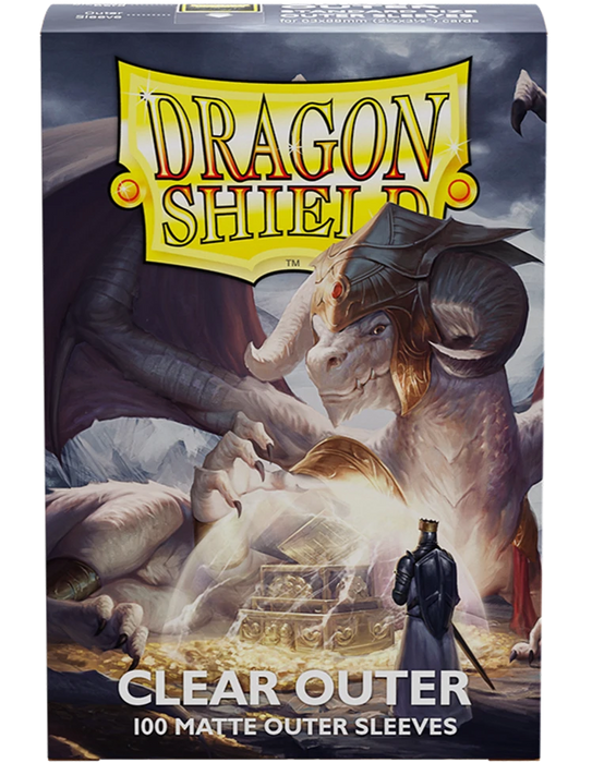 Dragon Shield - Clear Outer Matte Sleeves (100 Pack)